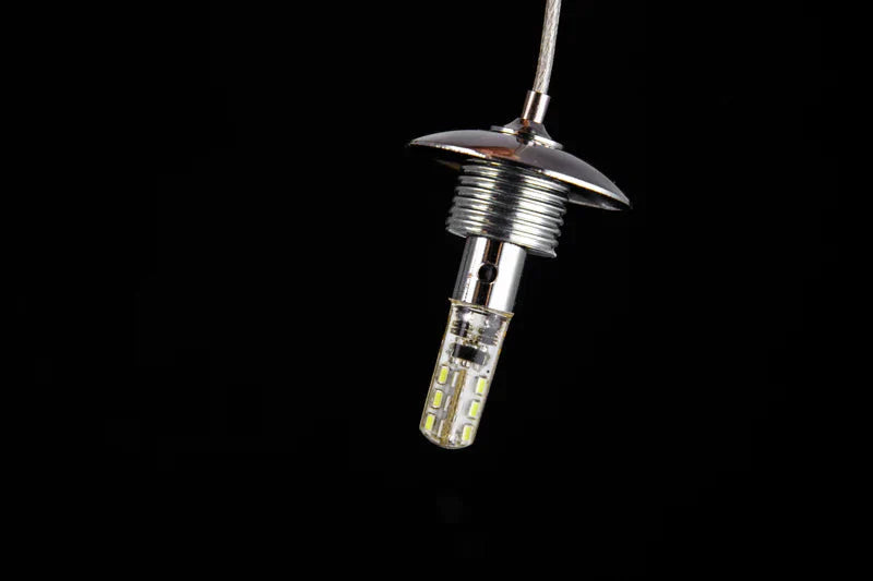 Nordic Modern Led Double - Deck Glass Ball Pendant Lights G4 Bulb Hall