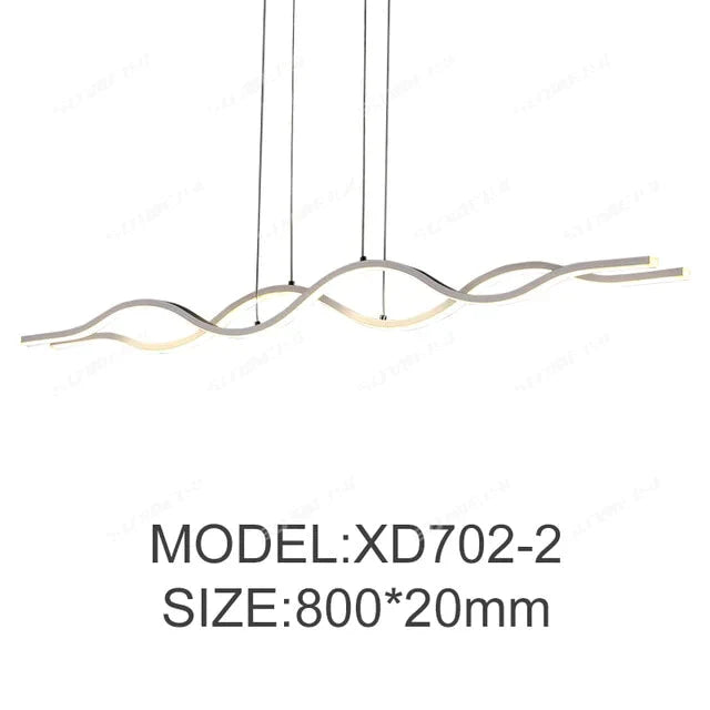 Novelty Led Pendant Light For Kitchen Dining Room White Lamp Coffee House Bedroom Suspension