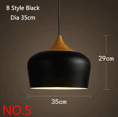 Livewin Led Hanglamp Vintage Loft Pendant Lights/Pendant Lamps Aluminum Suspension Luminaire Wood