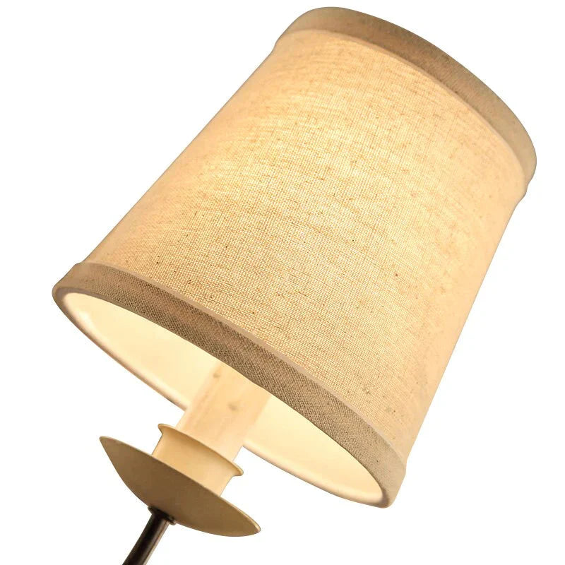 Vintage Pendant Lights For Dining Room 3 Resin Birds Flax Lampshade E14 Socket Restaurant Decorated