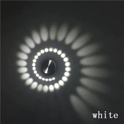 Modern Led Ceiling Light 3W Rgb Wall Sconce Front Balcony Lamp Porch White Light