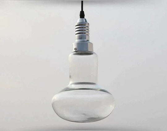 Loft Modern Art Deco Hanging Clear Glass Crystal Lamp Shade Staircase Pendant Led Gu10 Lights