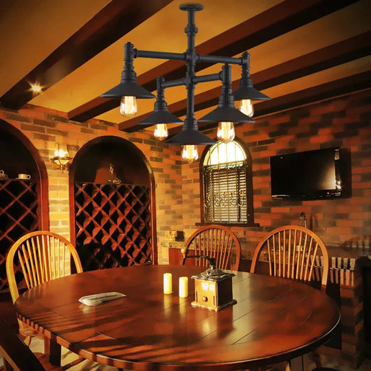 Led E27 Rustic Iron Pipe Led Lamp.led Light.pendant Lights.led Pendant Lamp For Foyer Dinning Room