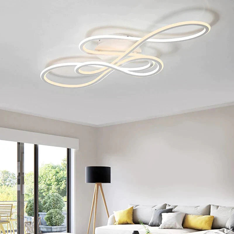 Double Glow Modern Led Ceiling Lights For Living Room Bedroom Lamparas De Techo Dimming Lamp