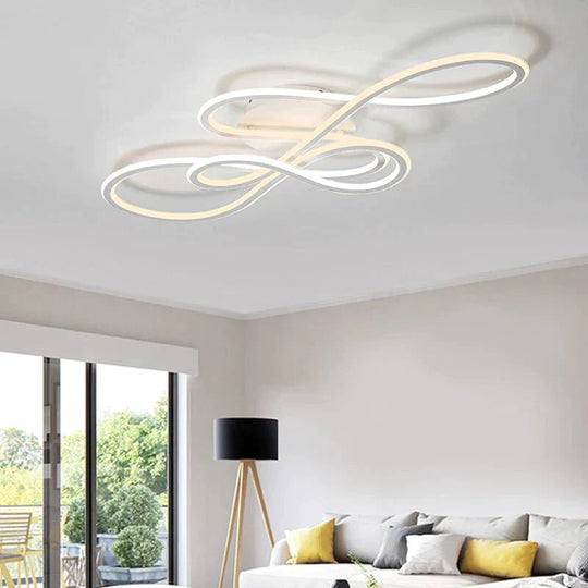 Double Glow Modern Led Ceiling Lights For Living Room Bedroom Lamparas De Techo Dimming Lamp