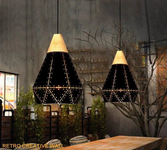 Pendant Lights Modern Lighting Lamps Diamond Shape Starry Metal Lamp For Kitchen Island Dinning