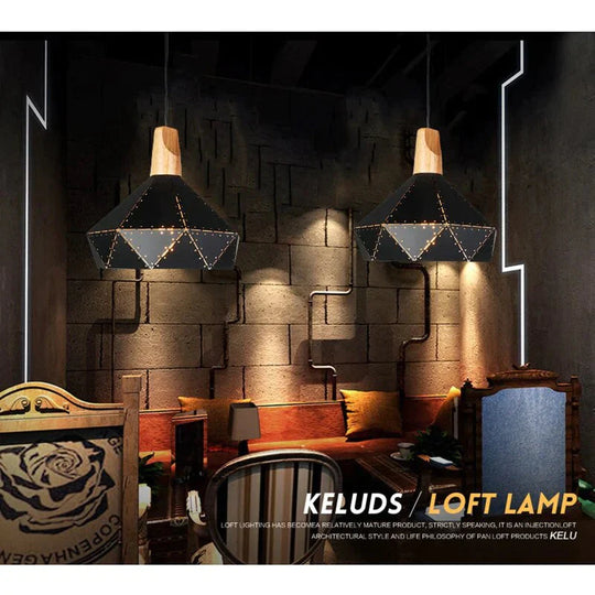 Pendant Lights Modern Lighting Lamps Diamond Shape Starry Metal Lamp For Kitchen Island Dinning