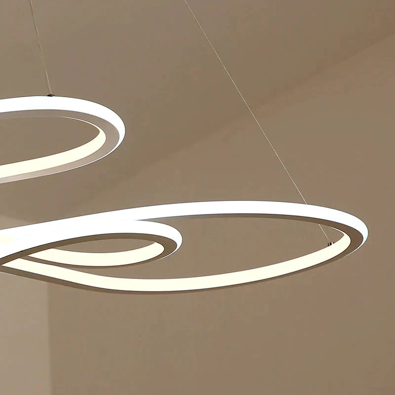 Double Glow Modern Led Pendant Light For Kitchen Dining Living Room Suspension Luminaire Hanging