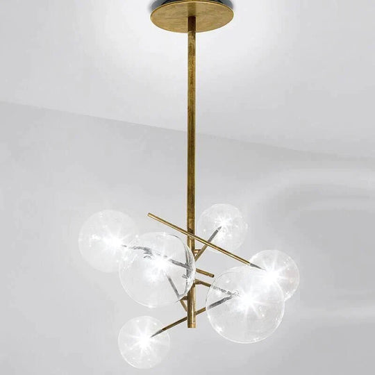 Europe Modern Creative Concise Style Glass Pendant Light Bubbles Study Livingroom Restaurant Cafe