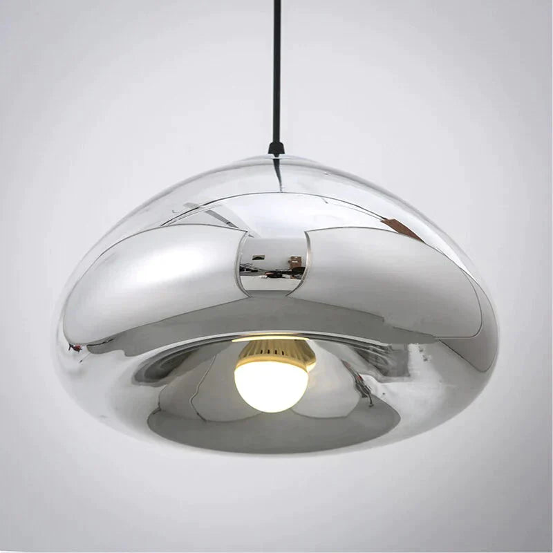 Art Deco Modern Novelty Glass Pendant Light Led E27 With 3 Colors For Parlor Bedroom Dining Room