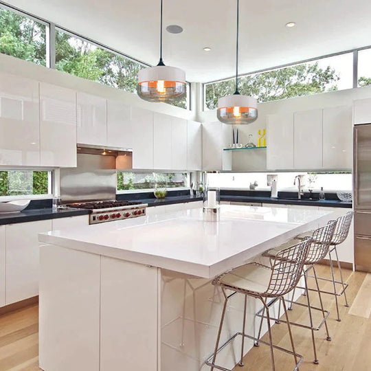 Nordic Modern Loft Hanging Glass Pendant Light For Kitchen Bar Living Room Bedroom
