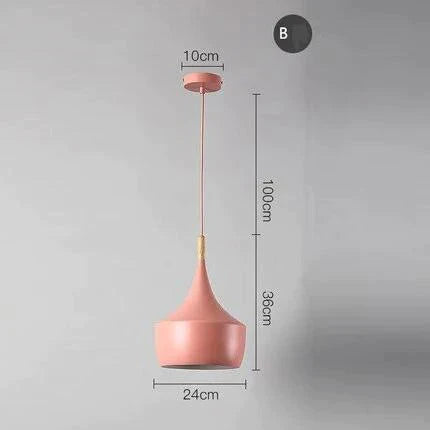 Slope Indoor Lighting Slope Pendant Lights Wood And Aluminum Lamp Restaurant Bar Coffee Dining Room