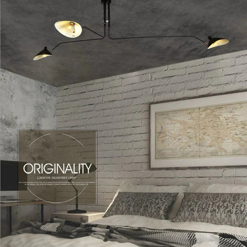 Modern Multi Heads Nordic Retro Pendant Lamps Stores Restaurants Designer Creative Light For