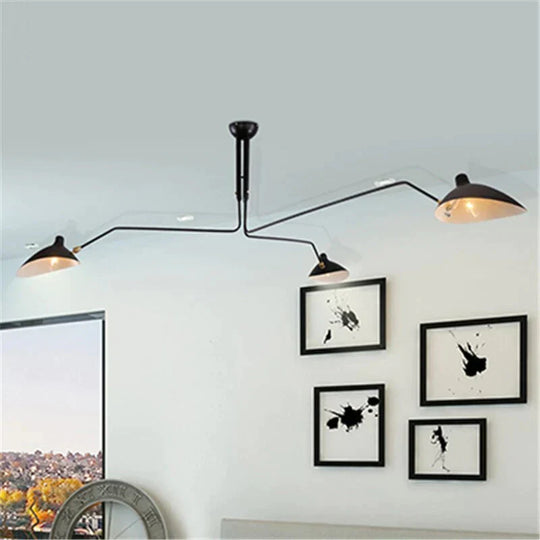 Modern Multi Heads Nordic Retro Pendant Lamps Stores Restaurants Designer Creative Light For