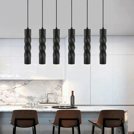Cylinder Pipe Pendant Lights Kitchen Island Dining Room Bar Counter
