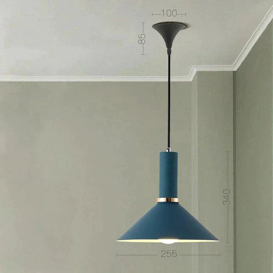Nordic Personality Creative Restaurant Lamp Solid Wood Three Single Head Small Chandelier Modern