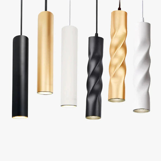 Cylinder Pipe Pendant Lights Kitchen Island Dining Room Bar Counter