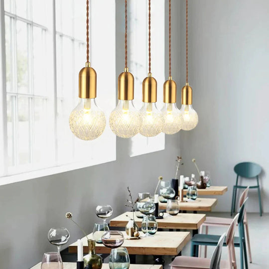 Modern G9 Led Pendant Lights Crystal Glass Handlamp Nordic Lamps For Living Room/Restaurant/Home