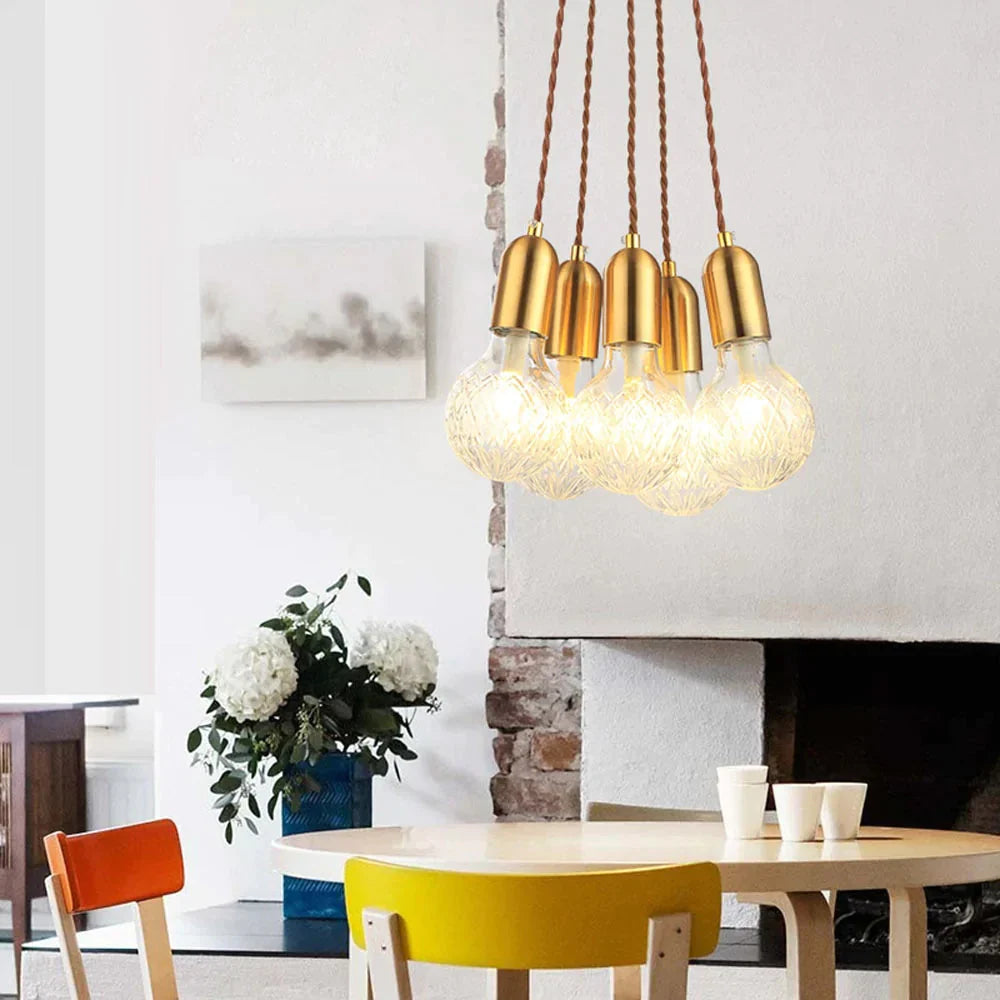 Modern G9 Led Pendant Lights Crystal Glass Handlamp Nordic Lamps For Living Room/Restaurant/Home