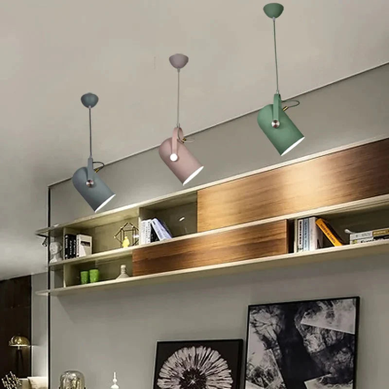 Nordic Minimalism Droplight Angle Adjustable E27 Small Pendant Lights Home Decor Lighting Lamp And
