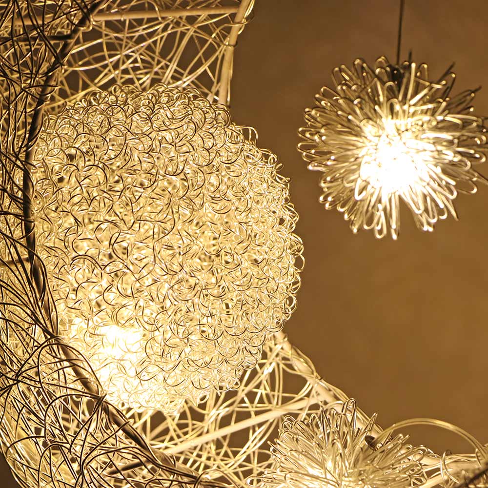 Modern Pendant Lighting Moon Star Hanging Lights Children Bedroom Fixture