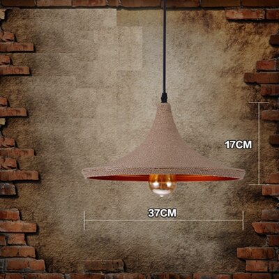 Nordic Modern Pendant Lights Kitchen Lamp Vintage Loft Ceiling Island Hanglamp Dining Room Rope