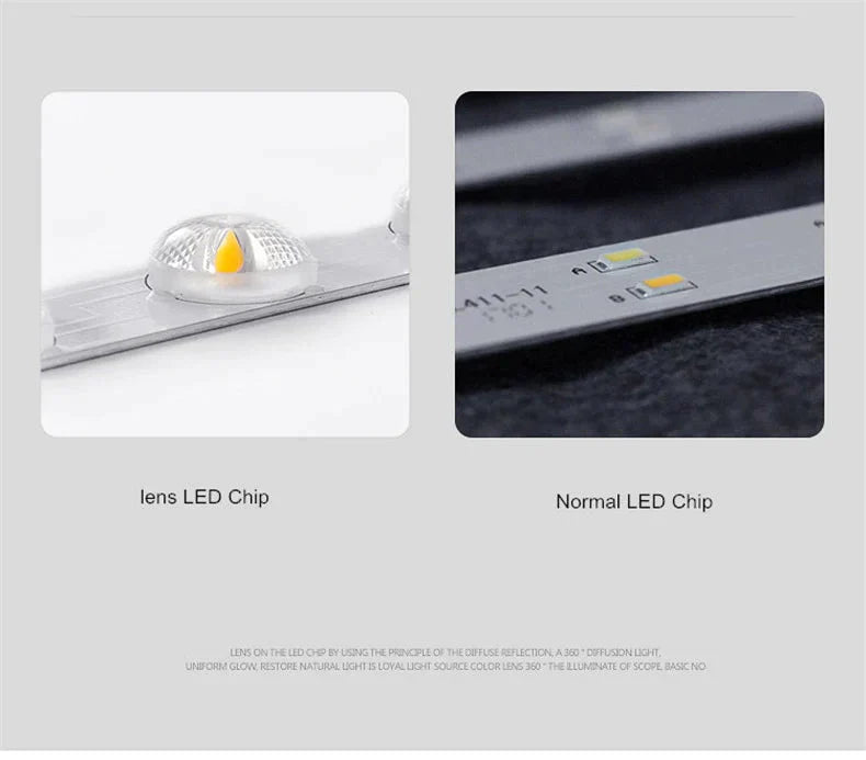 Ultra - Thin Square Led Ceiling Lamp Kitchen Light Fixtures Living Room Surface Mount