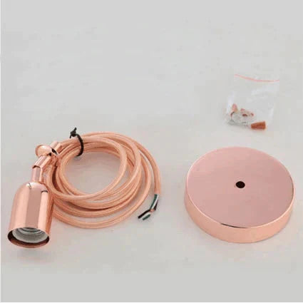 E27 Replica Of Web Etch Modern Pendant Light Shadow Lamp For Living Room Dining Copper / Body