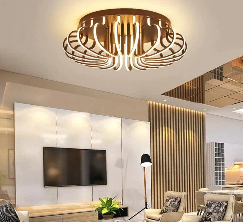 Modern Living Room Led Ceiling Lights For 10 - 15Square Meters Restaurant Indoor Light Luminarias
