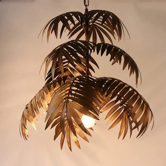 Loft Modern Coconut Tree Pendant Light Led E27 Industrial Creative Hanging Lamp For Living Room