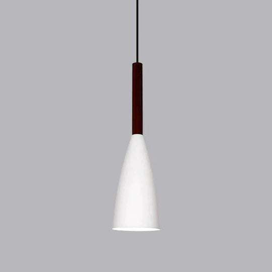 Nordic Minimalism Droplight E27 Aluminum Wood Pendant Lights Home Restaurant Decor Lighting Lamp