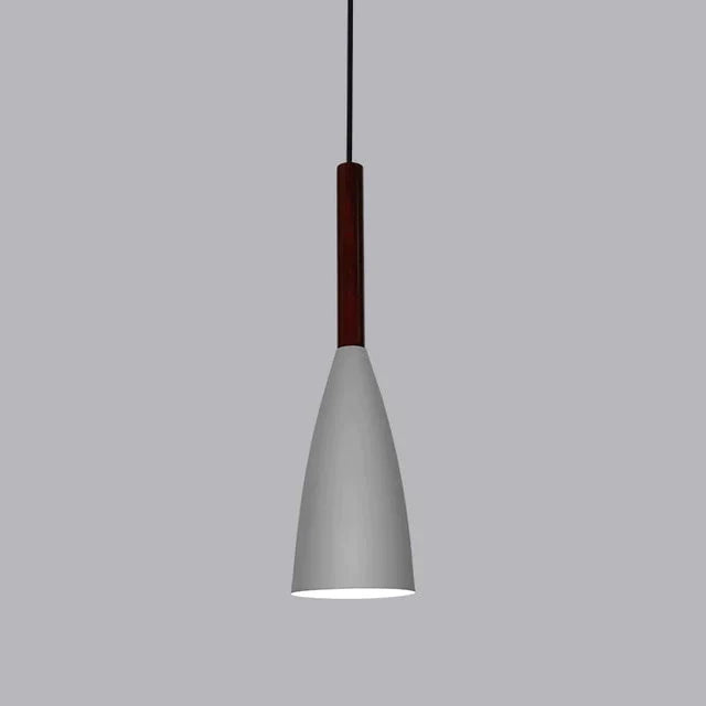 Nordic Minimalism Droplight E27 Aluminum Wood Pendant Lights Home Restaurant Decor Lighting Lamp