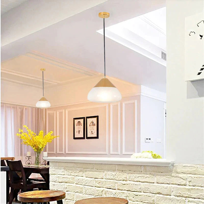 Nordic Postmodern Minimalist Glass Pendant Lights E27 Led Lamps For Living Room Kitchen Bedroom