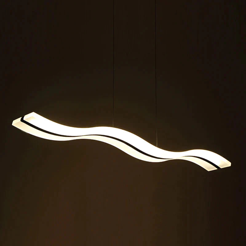 Modern European Alloy Painted 3 Style Minimalism Pendant Light Led Lamp For Living Room Restaurant