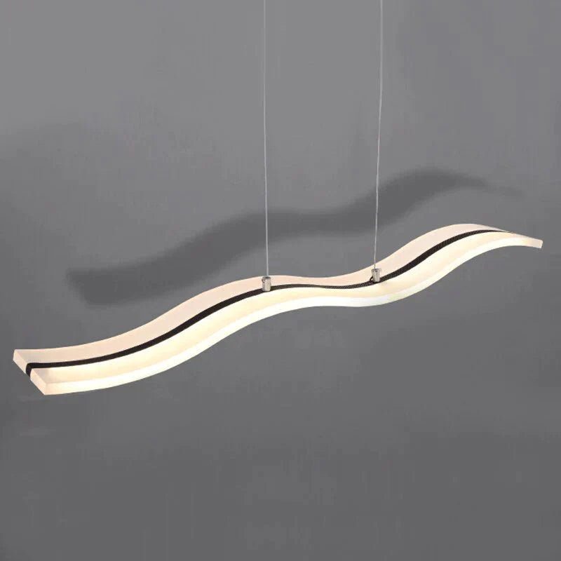Modern European Alloy Painted 3 Style Minimalism Pendant Light Led Lamp For Living Room Restaurant