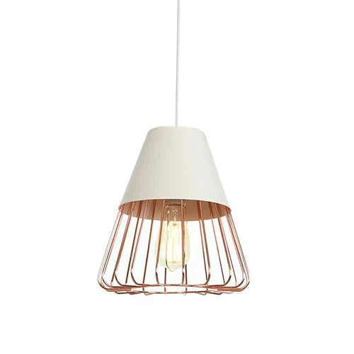 American Creative Simple Pendant Light E27 Led Rose Gold Hanging Lamp For Living Room Bedroom Study