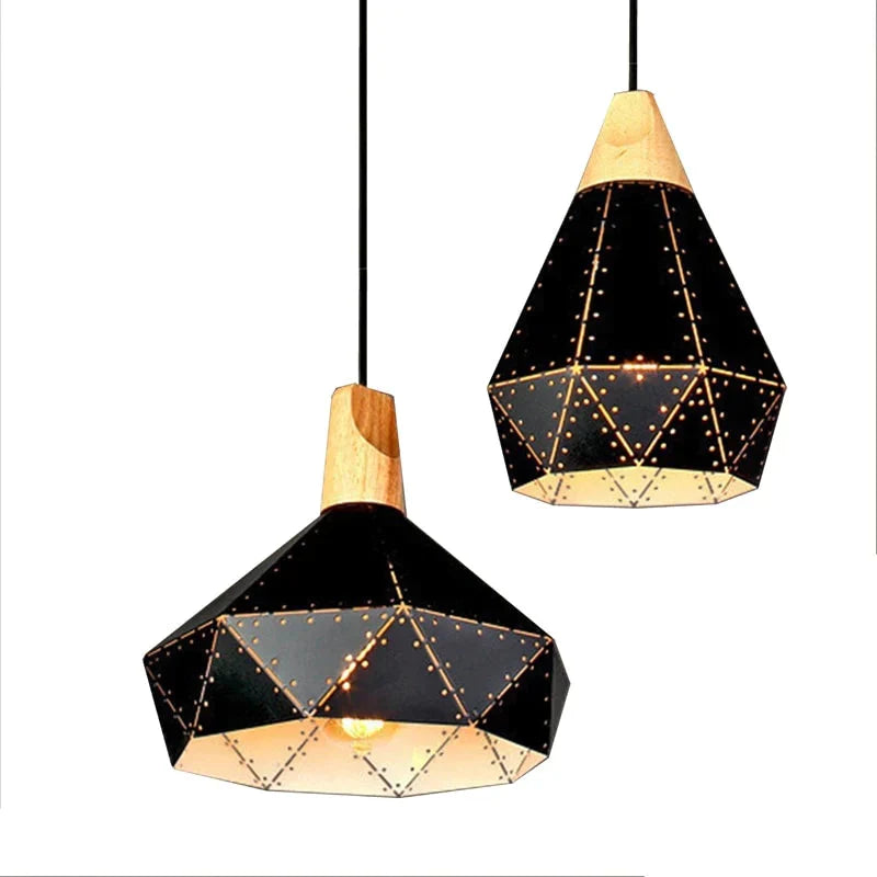 Pendant Lights Modern Lighting Lamps Diamond Shape Starry Metal Lamp For Kitchen Island Dinning