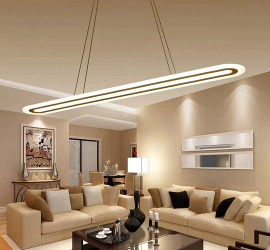 Modern Led Simple Pendant Lights For Living Room Dining Lustre Lamp Hanging Ceiling Fixtures