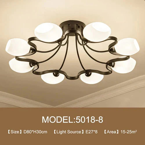 Warm Home Decoration Led Pendant Lights Hotel Hall Bedroom Glass Lamp Pendente De Teto Fixture