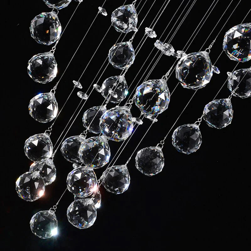 Vintage Europe Chandelier Modern Crystal Lamp With Gu10 5 Lights Royal For Bedroom Living Room