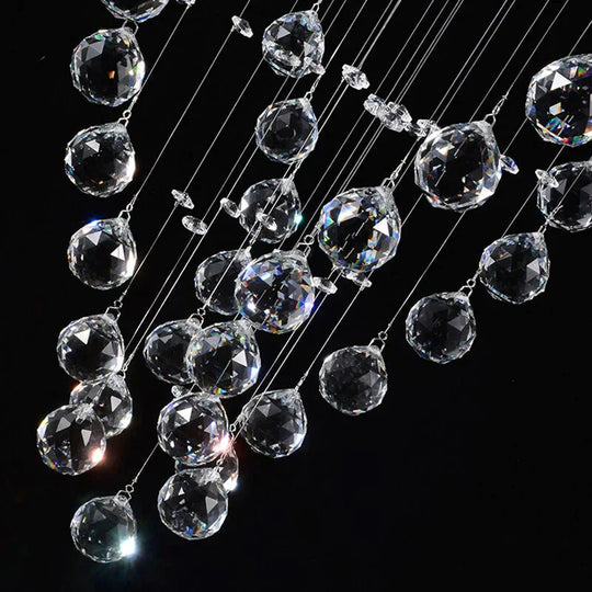 Vintage Europe Chandelier Modern Crystal Lamp With Gu10 5 Lights Royal For Bedroom Living Room