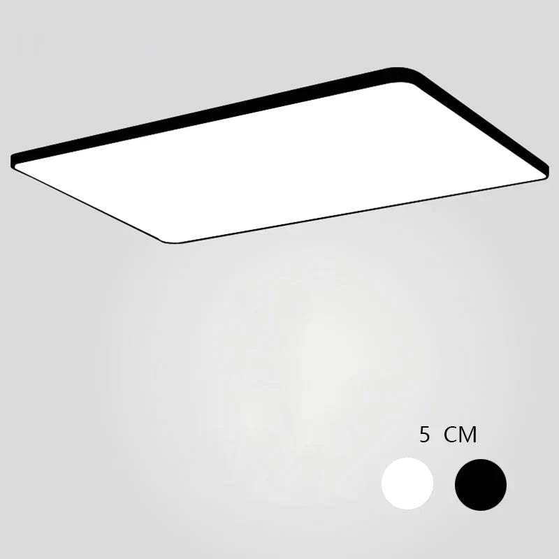 Ultra - Thin Square Led Ceiling Lamp Kitchen Light Fixtures Living Room Surface Mount