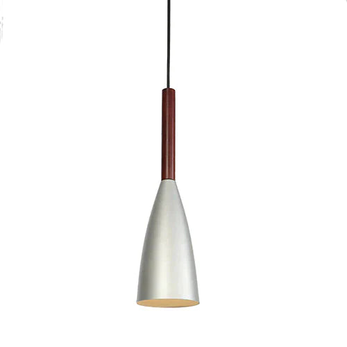 Modern Industrial Aluminum Lampshade Pendant Lamps E27 Minimalist Hanging Light For Kitchen Living