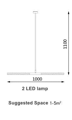 Post Modern Long Tube Branch Led Pendant Light Loft Hanging Lamp Office Bar Track Restaurant