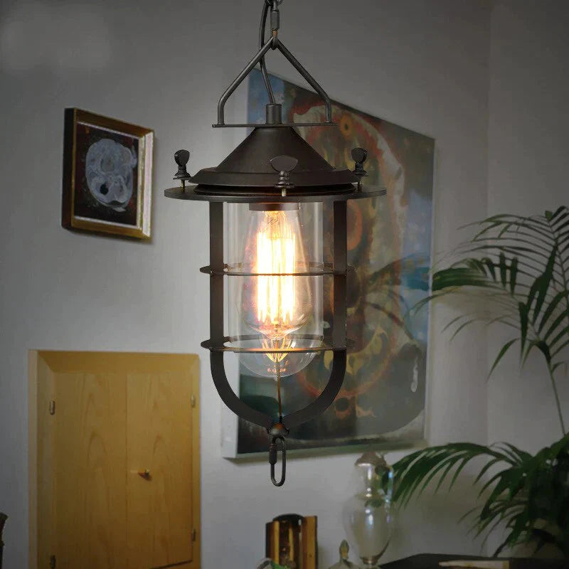 Dock Chandelier American Country Loft Retro Industrial Style Restaurant Cafe Clothing Store