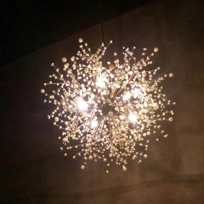 Dandelion Fireworks Modern Pendant Ceiling Lamps Loft For The Kitchen Led Lights Hanglamp Hanging