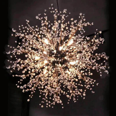 Dandelion Fireworks Modern Pendant Ceiling Lamps Loft For The Kitchen Led Lights Hanglamp Hanging