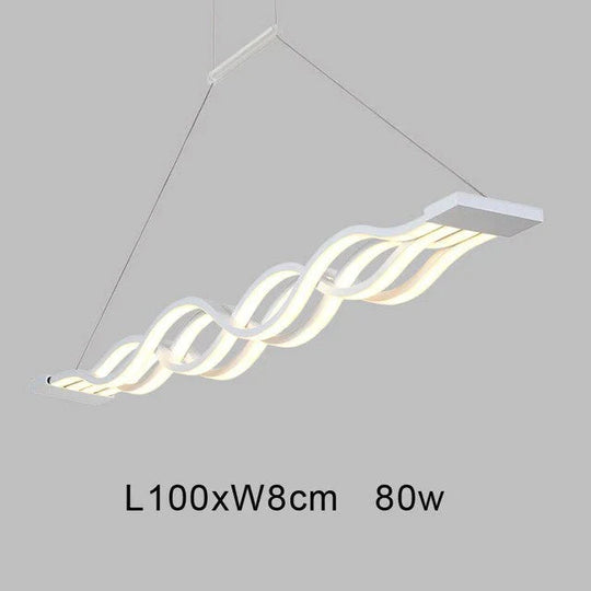 Dinning Room Pendant Lights Led Modern For Acrylic + Metal Suspension Hanging Lamp Home Lighting