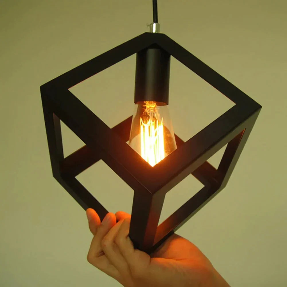 Carbon Steel Bedroom Dinning Room Pendant Lamp E27 Industrial Vintage Lamparas For Home Lighting