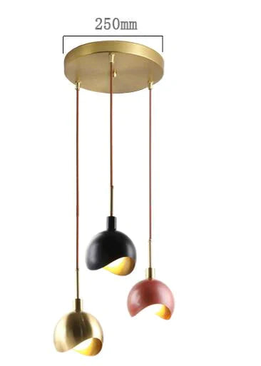 Retro Pendant Lamp Vintage Bedside Light Nordic Loft Kitchen Island Suspension Lighting Fixture Set